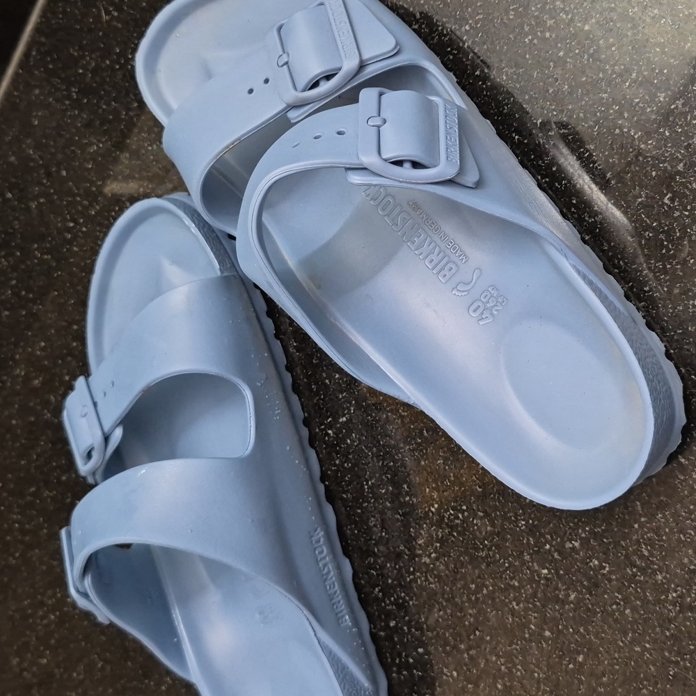 Birkenstocks blue